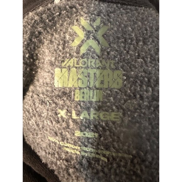 Rare Valorant 2021 VCT Berlin Video Game Yoru Sentinels Mens XL Gray Hoodie - Picture 3 of 15